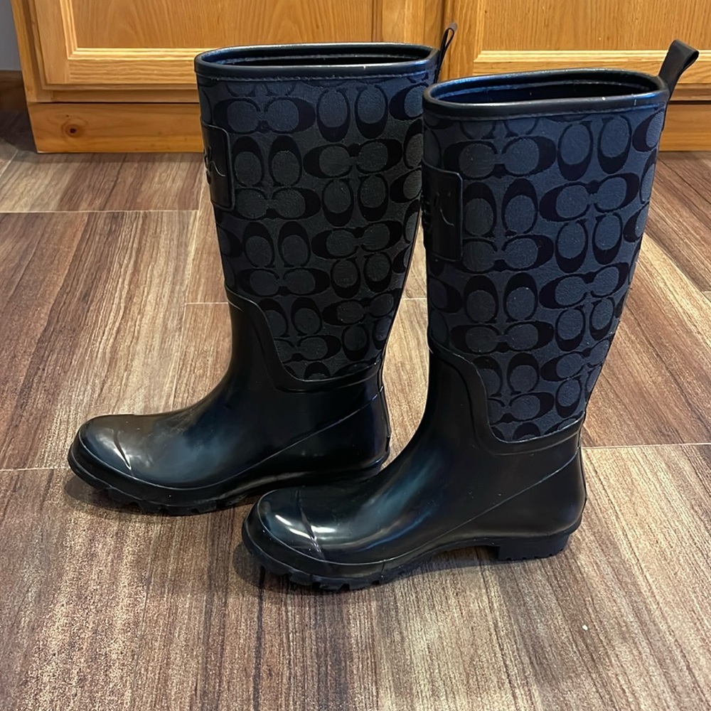 NWT Coach Rain Boot